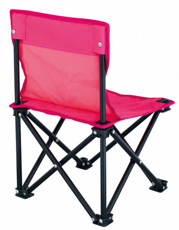 kinderstoel Lille 47 x 30 cm polyester/staal roze
