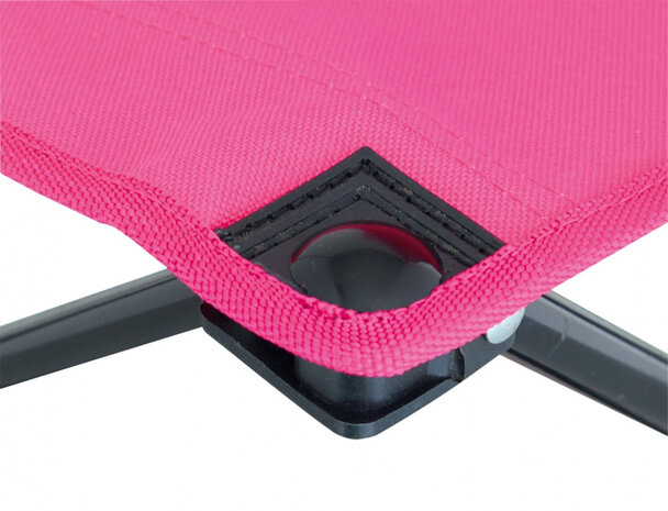 kinderstoel Lille 47 x 30 cm polyester/staal roze