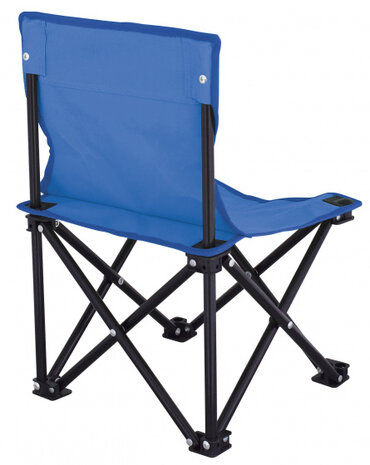 kinderstoel Lille 47 x 30 cm polyester/staal blauw