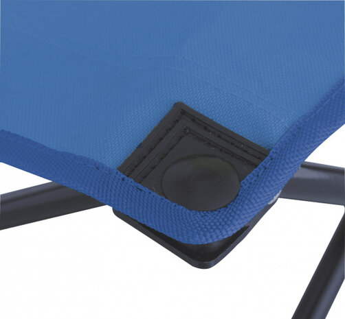 kinderstoel Lille 47 x 30 cm polyester/staal blauw
