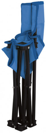 kinderstoel Lille 47 x 30 cm polyester/staal blauw