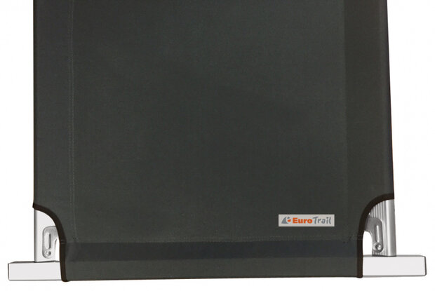veldbed Cannes 190 x 66 cm polyester/aluminium grijs