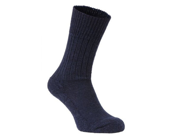 wandelsokken wol navy maat 36-38