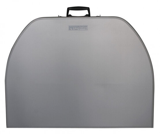 campingtafel Chartres 120 x 80 x 70 cm aluminium grijs