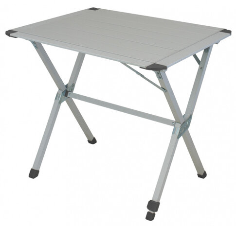campingtafel St. Pierre 80 x 70 x 63 cm aluminium grijs