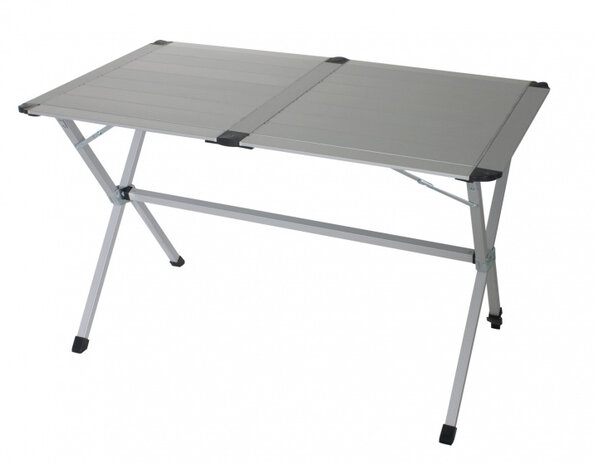 campingtafel St.Pierre 110 x 72 x 70 cm aluminium grijs