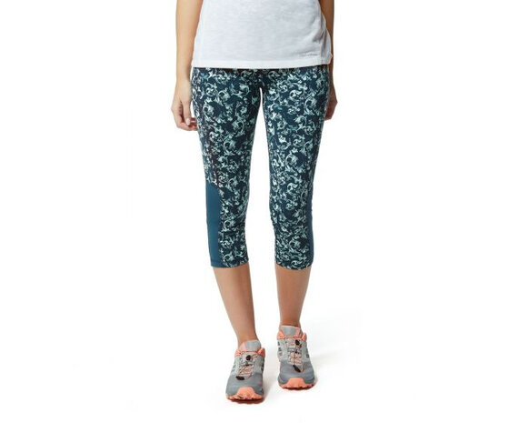 legging NosiLife Luna dames polyester donkerblauw/wit mt 42