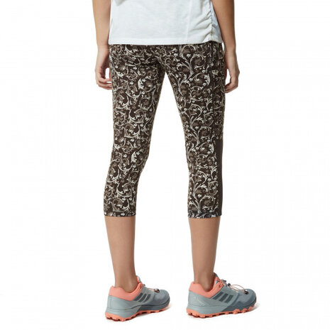 legging NosiLife Luna dames polyester bruin mt 40