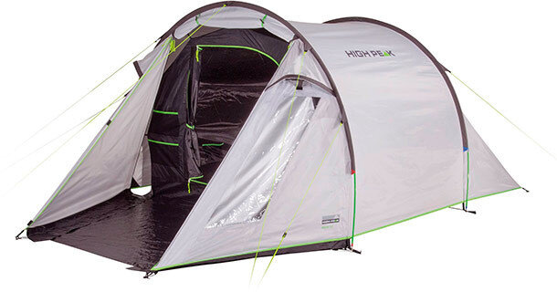 tunneltent Ascoli 3-persoons 360 x 180 x 130 cm grijs