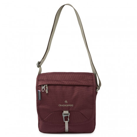 schoudertas Cross Body 5 liter polyester rood