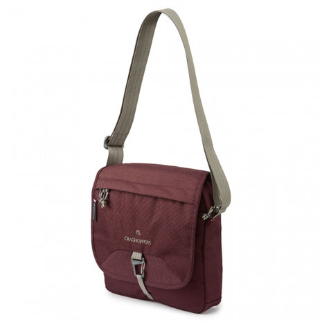 schoudertas Cross Body 5 liter polyester rood