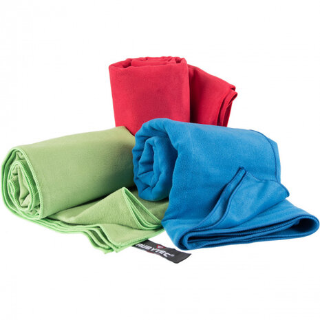 reishanddoek Terre 90 x 40 cm microvezel blauw