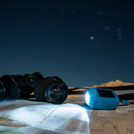 mini-zaklamp Kao Clip led solar 4,6 cm ABS rood