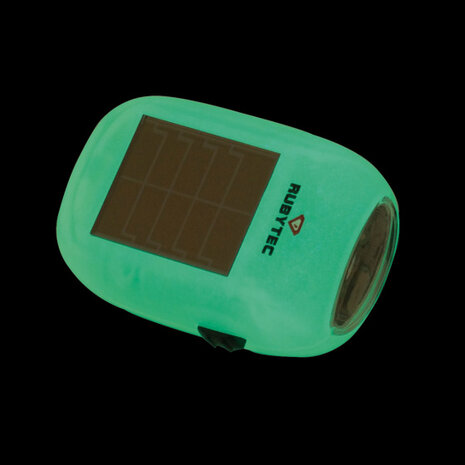 mini-zaklamp Kao Clip led solar 4,6 cm ABS wit