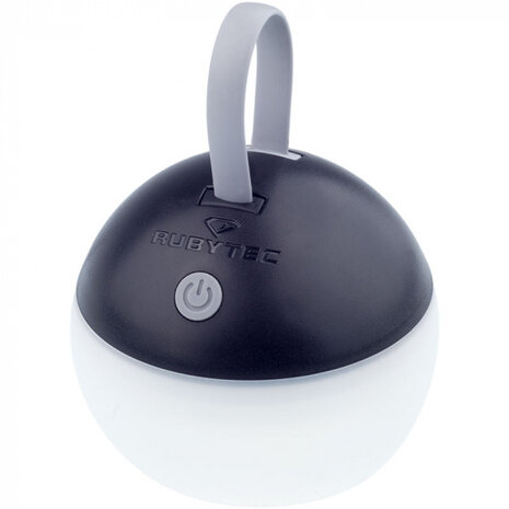 usb-verlichting Bulb 8 cm ABS oplaadbaar wit/zwart