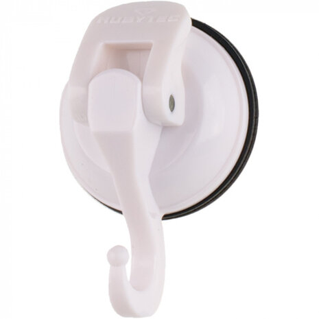 kledinghaak met zuignap Mammoth 4,7 x 3,5 cm ABS wit