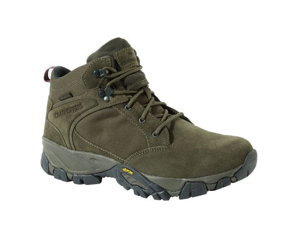 wandelschoenen Salado Mid heren suede kaki mt 40