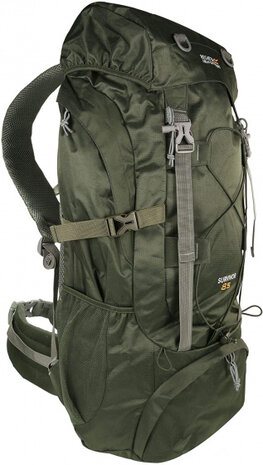 backpack 85 liter polyester kaki