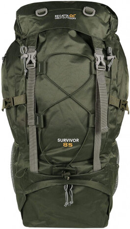 backpack 85 liter polyester kaki