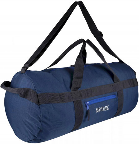 weekendtas Packaway 40 liter polyester donkerblauw