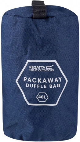 weekendtas Packaway 40 liter polyester donkerblauw