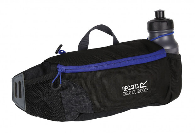 heuptas Blackfell 33 cm polyester zwart/blauw 2-delig