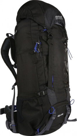 backpack Blackfell 70 liter polyester zwart