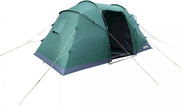 tunneltent Kivu 4-persoons 460 x 230 x 190 cm groen