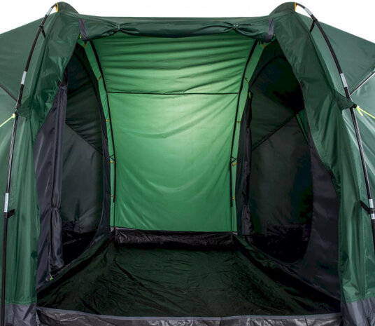 tunneltent Kivu 4-persoons 460 x 230 x 190 cm groen