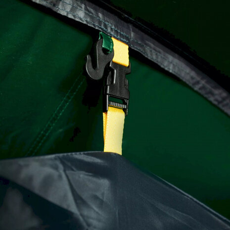 tunneltent Kivu 4-persoons 460 x 230 x 190 cm groen