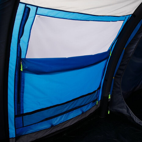 tunneltent opblaasbaar Kolima 3-persoons 455 cm blauw