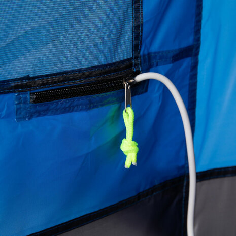 tunneltent opblaasbaar Kolima 3-persoons 455 cm blauw