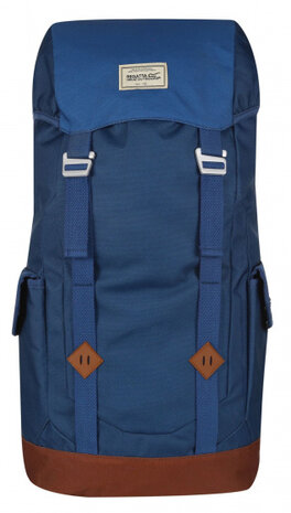 backpack Stamford 30 liter polyester blauw/bruin