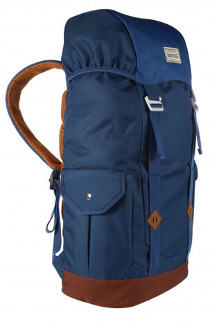 backpack Stamford 30 liter polyester blauw/bruin