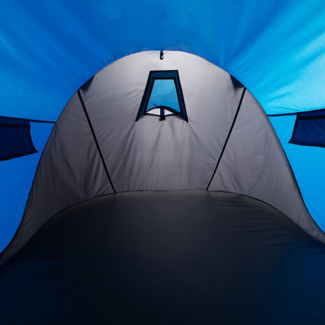 pop-up tent Malawi 2-persoons 230 x 140 x 100 cm blauw