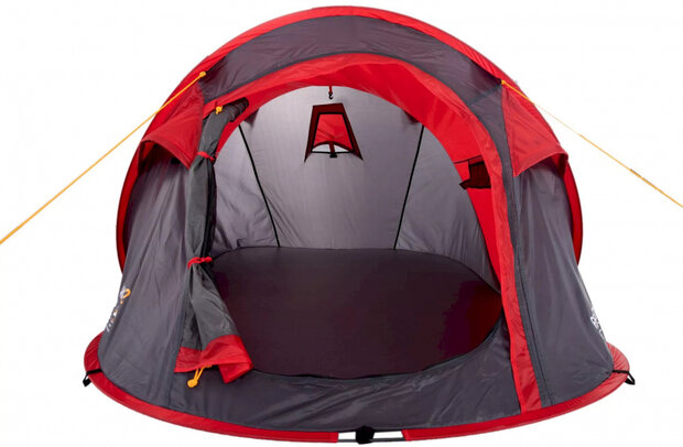 pop-up tent Malawi 2-persoons 230 x 140 x 100 cm rood