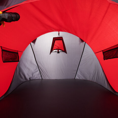 pop-up tent Malawi 2-persoons 230 x 140 x 100 cm rood