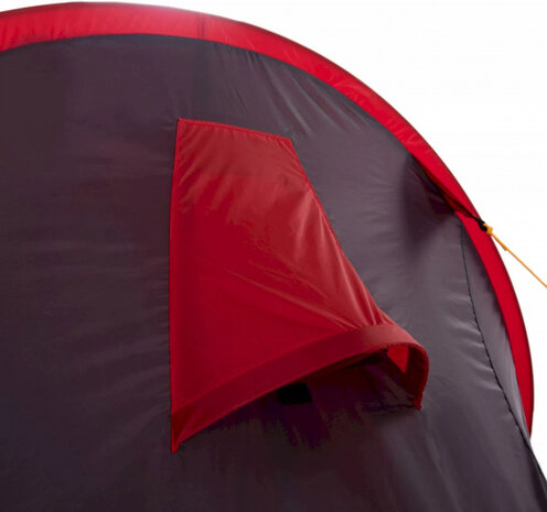 pop-up tent Malawi 2-persoons 230 x 140 x 100 cm rood