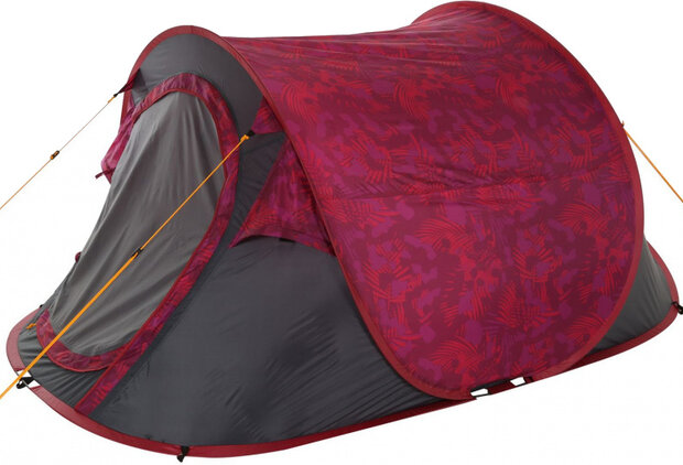 pop-up tent Malawi 2-persoons 230 x 140 x 100 cm roze