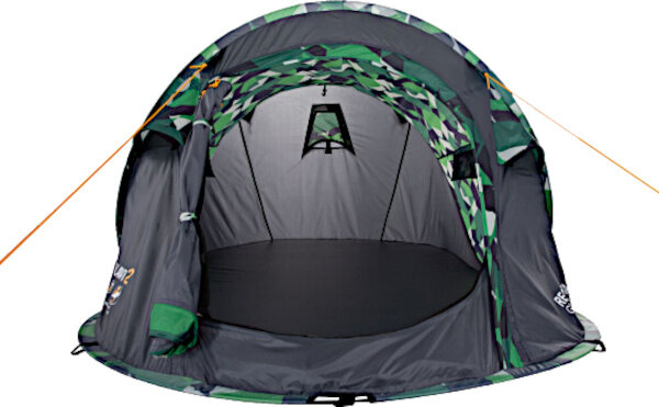 pop-up tent Malawi 2-persoons 230 x 140 x 100 cm groen