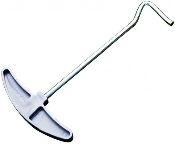 haringtrekker staal zilver