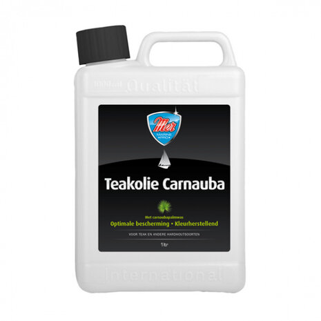 teakolie Marine Pro Carnauba 1 liter zwart/wit