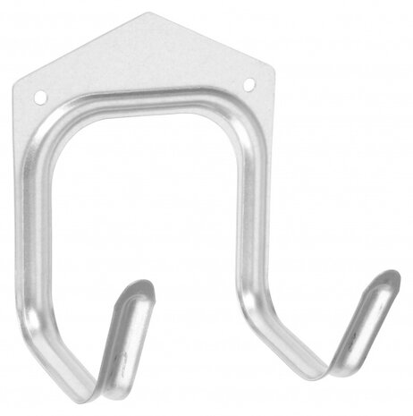multifunctionele haak 13 x 10,5 x 8,5 cm staal zilver 3-stuks
