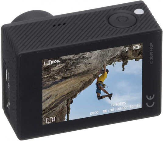 action-camera HD Explorer 4S zwart 17-delig