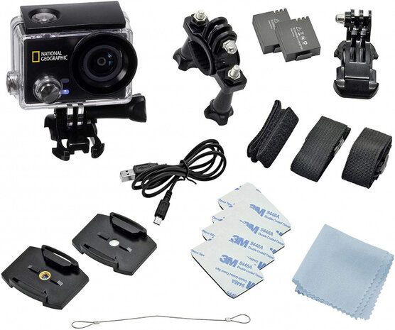 action-camera HD Explorer 4S zwart 17-delig