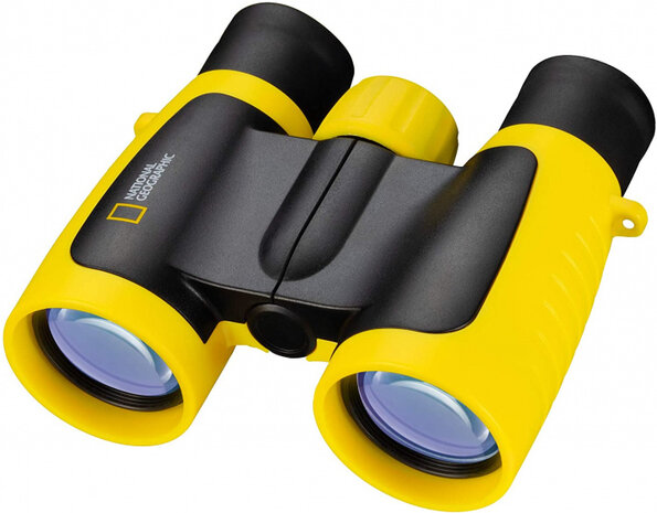 verrekijker 3x30 mm BK-7 junior 10,5 cm geel/zwart