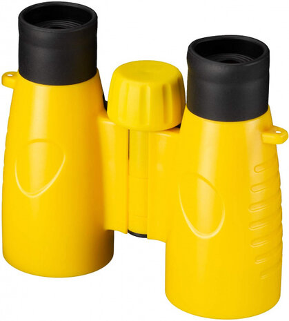 verrekijker 3x30 mm BK-7 junior 10,5 cm geel/zwart