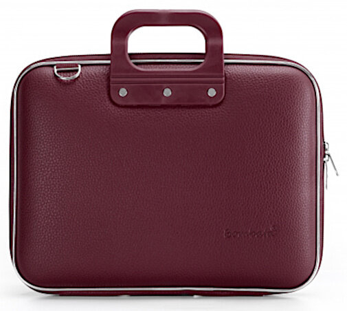 laptoptas Classic 38 x 29 cm kunstleer donkerrood