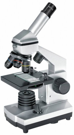 microscoop junior 29 cm staal zilver
