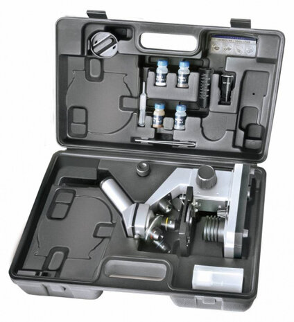 microscoop junior 29 cm staal zilver